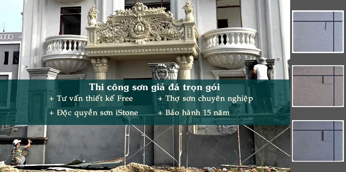 Dịch vụ thi công sơn giả đá trọn gói